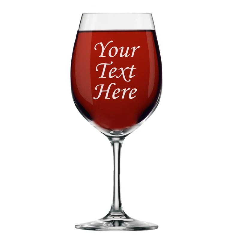 Custom Text Wine Glasses, Perfect for Bridesmaids Proposal, Wedding Party Gifts, Birthday of Funny Gift